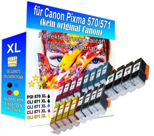 Druckerpatronen für canon - 20,