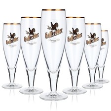 6x Hasseröder Bier Glas
