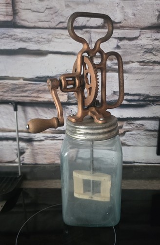 Alte buttermaschine butterglas - buttermaschine,
