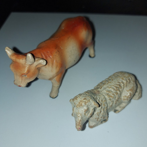 Tierfiguren alte massetiere - 2x,