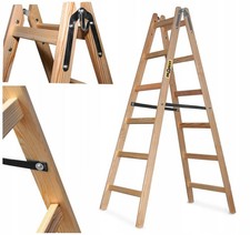 Holz malerleiter 2x6 - holz-malerleiter,