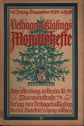 Velhagen klasings - velhagen, &