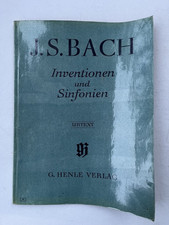 Noten. J.S. Bach. Inventionen