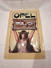 Opel Motorwagen / Blechschild / Retro Design / Größe 20 x 30 cm /