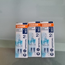 3 Halogenlampen / Backofenlampe von Osram , 40w , 490 lm  --  noch OVP