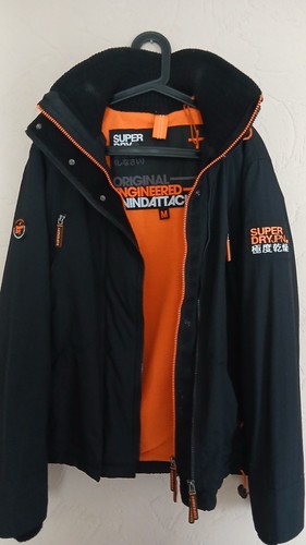 Superdry herren schwarz orange - superdry,