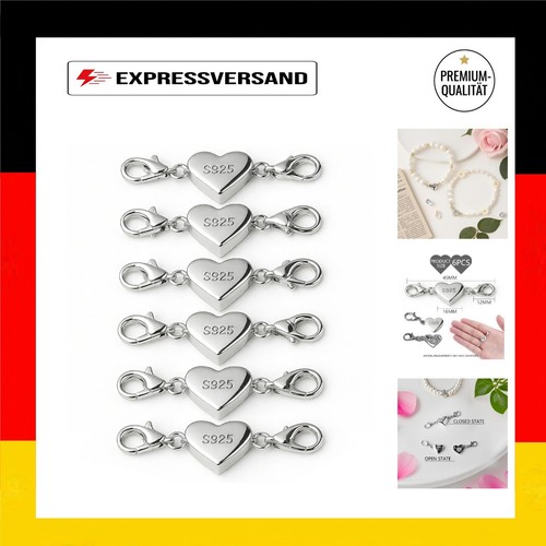 Stück herz magnetverschluss - herz,