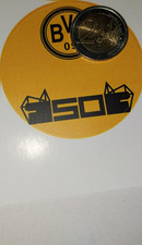   BVB Borussia Dortmund Aufkleber - 50 Jahre Westfalenstadion Sticker - retro