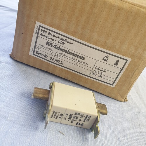 5stück sicherung 40a 500v - nh,