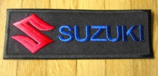 Aufnäher / Aufbügler/ Patch: SUZUKI - Logo - schwarz - Rar!