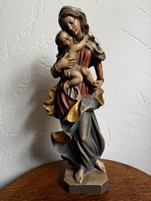 Madonna mit Kind Holzfigur /