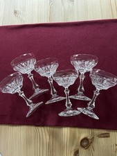 6 Bleikristallgläser Schott