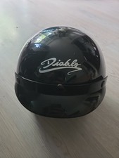 Diablo Motorroller Helm Schwarz