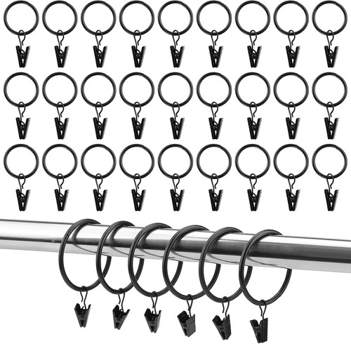Gardinenringe mit haken - gardinenringe, haken,33
