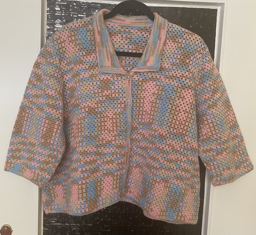Jacke handarbeit gehäkelt - jacke,