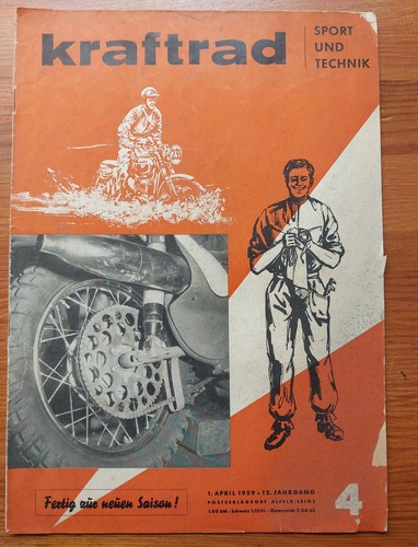 Kraftrad 1959 neuheiten - kraftrad, 04/1959