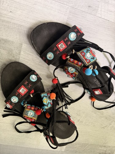 Hippie sandalen schwarz - ,,