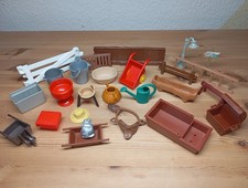 Zubehör für Pferde Sammlung, Körbe Trog Zaun Schleich Playmobil Duplo Konvolut