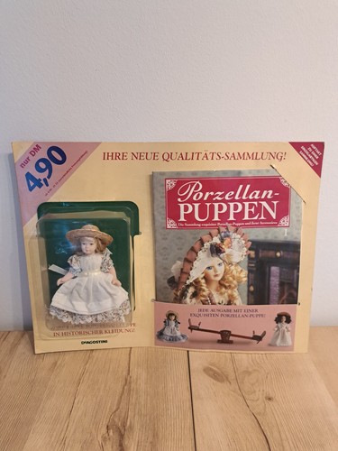 Porzellan puppe agostini - puppe,