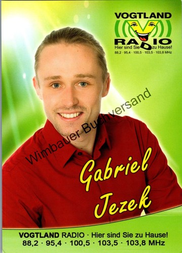 Autogrammkarte gabriel jezek - autogrammkarte,