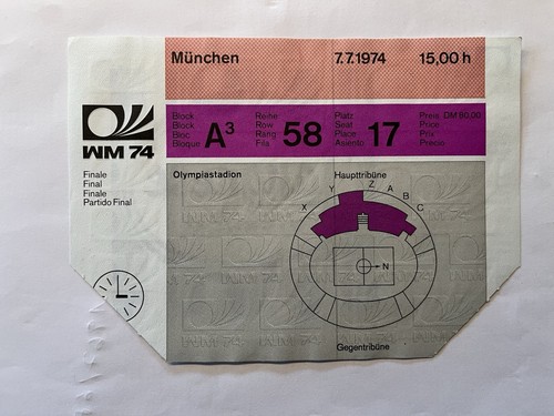 Eintrittskarte ticket finale - ticket,