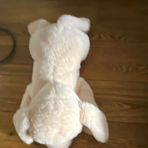 Weißer plüschhund stofftier - weißer,