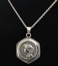 Anhänger Silber Art Nouveau Jugendstil Vintage Antik