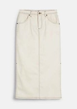 Jeansrock Midi-Länge Gr. 38