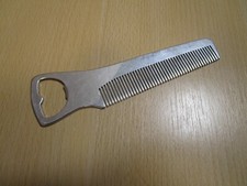 alter Flaschenöffner Kamm Alu AHLINCO  Sweden rostfrei Souvenir  Öffner