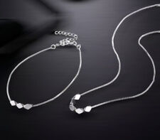 Elegantes Schmuckset 925er Silber Charms Damen Modeschmuck