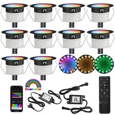 WIFI RGBW+IC Boden Terrassen Bodeneinbaustrahler Aussen Led Einbaustrahler Spots