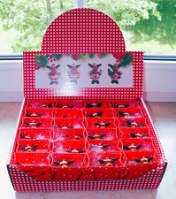 24 Deko Figuren: LUSTIGER ELCH