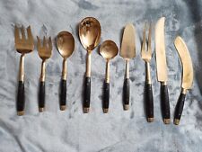 56 x Vintage Messing Besteck