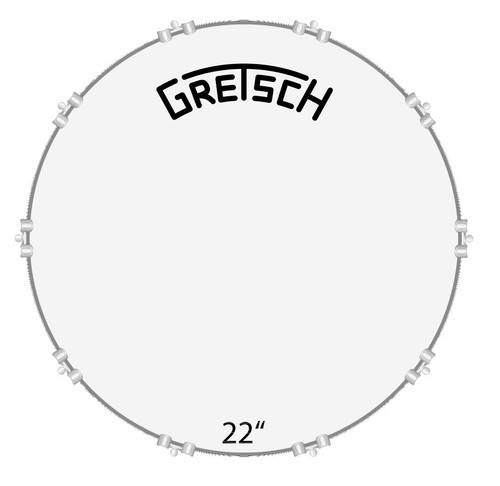 Gretsch drums klebeschrift - gretsch,