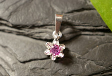 Floraler 925 Silber Anhänger