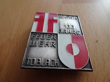 Anstecknadel 100 Jahre Feuerwehr Toblach