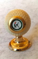 Miniatur Uhr  -Golfball -  läuft !