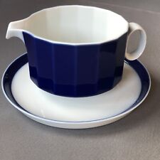 Rosenthal Sauciere 2-tlg. studio-linie Polygon blau/weiss - neuwertig!
