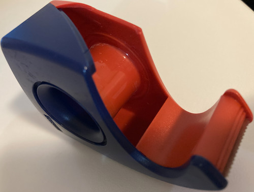 Tesa handabroller rot - tesa, rot-blau