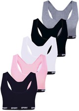 5 Mädchen Bustier X-Rücken