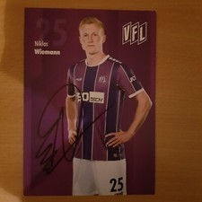 Osnabrück  Autogrammkarte Saison 23/24 Niklas Wiemann  original signiert