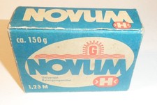 Sehr alte DDR NOVUM Seife H mit Gebrauchsanweisung