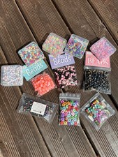 Buchstaben Perlen / Bastelperlen - Einschulung / Babykette / Namenskette