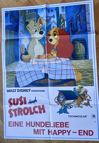 Filmplakat susi und strolch - filmplakat,