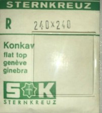 Formglas " R "  Rechteck Konkav Sternkreuz (1 Stück freie Auswahl)