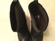 Fru.it Ricardo Cartillone Leder Stiefeletten Schwarz Gr.37