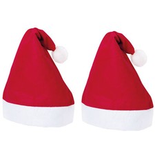 1-128 Weihnachtsmütze Weihnachtsmann Mütze Santa Claus Nikolaus Nikolausmütze