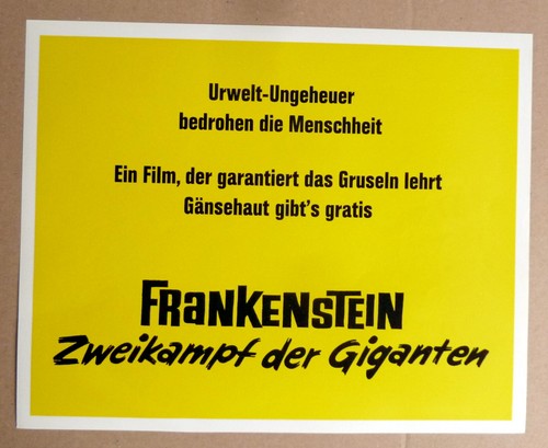 Frankenstein zweikampf der - zweikampf,