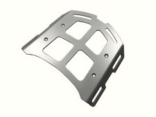 ZIEGER Gepäckträger kompatibel mit Triumph Tiger 800 / 800 XC BJ 2010-19 silber