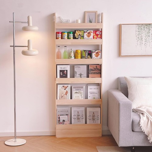 Massivholz bücherregal wand - bücherregal,